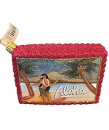 NORDSTROM AT HOME HAWAII VACATION SUITCASE POSTCARD GLASS ORNAMENT NWT I... - €21,49 EUR