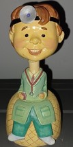 Wine Wobbler, Bobble Head Cork stopper &quot;The Doctor&quot;  5 1/2 inch - $128.24 MXN