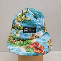 Surf Shop Barcelona 5 Panel Hat Cap Tropical Beach Summer Adjustable - £22.59 GBP