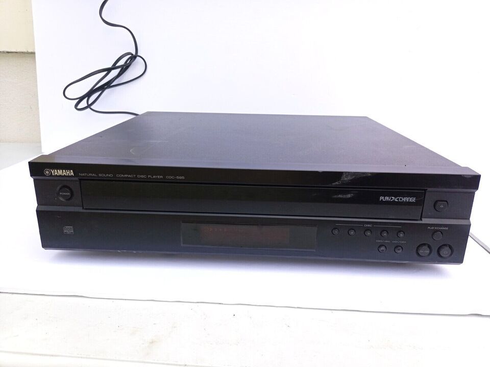 WORKING YAMAHA CDC-585 MULTIPLE CD PLAYER CHANGER COMPACT 5 DISC CAROUSE... - $62.50