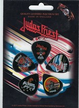 JUDAS PRIEST Set of 5 Guitar Picks/Plectrums ~Licensed~ - £10.08 GBP