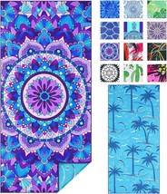  Sand Free Beach Towel Thin Quick Dry Super Absorbent Large Lightweigh - $23.50