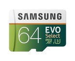 SAMSUNG (MB-ME64GA/AM) 64GB 100MB/s (U3) MicroSDXC EVO Select Memory Car... - $101.99