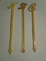 3 Canadian Swizzle Stick Drink Stirrers Yellow Sands Hotel Campbell&#39;s No... - £7.28 GBP