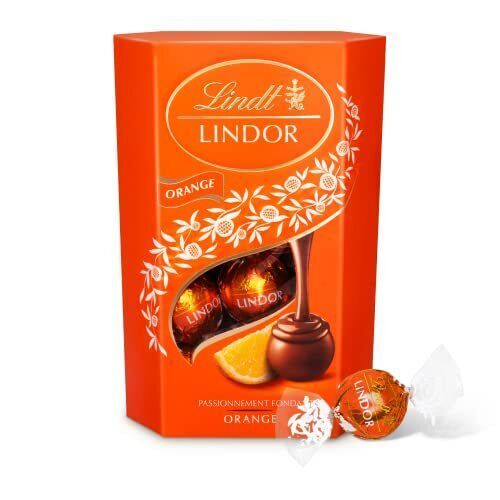 Lindt Lindor Milk Orange 200g - £25.48 GBP