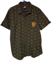 Legend Of Zelda Button Down Shirt Sz XL Green - £16.66 GBP