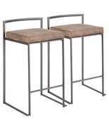 Fuji Stackable Barstools (Set of 2) - LumiSource - $3,527.01 MXN