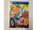 Vintage 1975 Looney Tunes Warner Bros BUGS BUNNY Carrot Farm Frame-Tray ... - £15.64 GBP