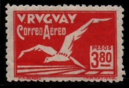 1928 Uruguay air mail Albatros sea Bird $3.80 XF-S Centrated MLH apealin... - £202.47 GBP