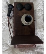 Antique Western Electric Model 317-N-P-R-S Oak Wood Wall Telephone - $240.10 CAD