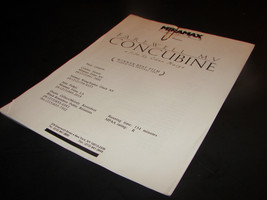 1993 FAREWELL MY CONCUBINE Movie Press Kit PRESSBOOK Production Notes Ha... - $14.99