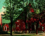 St James Episcopal Church South Bend Indiana IN UNP DB Postcard B9 - $15.79
