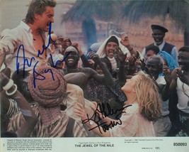 Michael Douglas &amp; Kathleen Turner Signed Photo X2 - Jewel Of The Nile w/COA - £224.91 GBP
