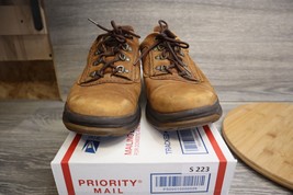 Rockport Prowalker Shoe Mens US 11 M EU 46 Lace Up Casual Brown Leather - $44.53