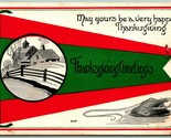 Thanksgiving Greetings Gagliardetto Cascante Cabina Unp Non Usato DB Car... - £8.01 GBP