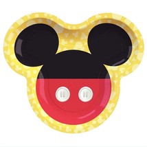 Mickey Mouse Forever Shaped Lunch Plates Birthday Party Supplies 8 Per Package - £5.79 GBP