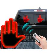 Middle Finger Car Light - Glogesture Hand Light for Car,Light Up Middle B - €23,19 EUR