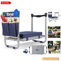 Portable Garden Kneeler with 10" Detachable Pad &amp; Large Tool Bag – Ideal... - $115.78