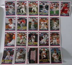 2006 Topps Series 1 &amp; 2 Washington Nationals Team Set of 21 Baseball Cards - £2.93 GBP