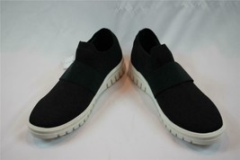 NIB Aqua College Black Knit Flat Comfort Shoe 9 M Waterproof Rubber Bottom  - £58.69 GBP
