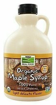 NOW Foods - Grade A Certified Organic Maple Syrup Light - 32 oz. - £25.15 GBP