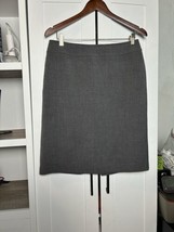 Tahari Arthur S. Levine Womens Grey Pencil Skirt Size 8 Office Business Casual - £13.20 GBP