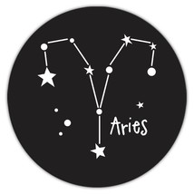 Aries : Gift Coaster Zodiac Signs Esoteric Horoscope Astrology - £3.98 GBP