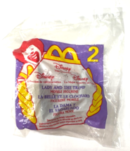 McDonald&#39;s #2 Lady and the Tramp Vintage Happy Meal Toy NIP - $4.95