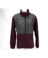 Columbia Women&#39;s Full Zip Jacket Sz L Purple Gray Fleece Nylon Coat Wind... - £23.30 GBP