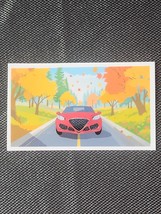 Red Car Sticker - $2.25 CAD