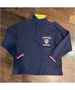 USA Athletics Tommy Hilfiger Mens 1/4 Zip Pullover Sweatshirt Blue Mock ... - $27.06 CAD