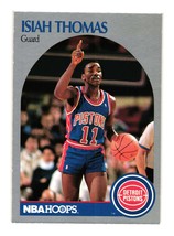 1990-91 Hoops #111 Isiah Thomas Detroit Pistons - £1.49 GBP