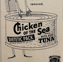 1954 Chicken Of The Sea Tuna Fish Advertisement Van Camp Sea Food DWQQ9 - £15.46 GBP