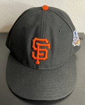 New Era San Francisco Sf Giants Baseball 2010 World Series Hat Fitted Cap 7 1/4 - £49.78 GBP