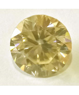 2.10 CT (Vvs1) 8.80 MM Whtie Jaune Marron Couleur Desseré Véritable Mois... - £49.14 GBP