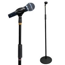 5Core Mic Stand Podcast Recording Studio On Stage Microphone Round Base ... - £19.92 GBP