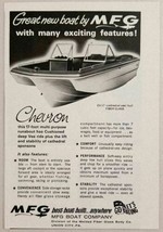1967 Print Ad MFG Chevron CV-17  Boat Molded Fiber Glass  Union City,PA - $11.18