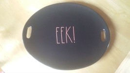 Rae Dunn Halloween EEK! Black Serving Platter - £39.32 GBP