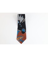 Vintage 80s 90s Streetwear Abstract Cubist Art Neck Tie Necktie Wedding ... - $454.22 MXN