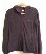 Warm Women&#39;s SMALL Columbia purple  Long Sleeve Zipper Hoodie Jacket - £10.11 GBP