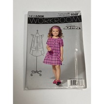 New Look Work Room Project Runway Sewing Pattern 6088 Child&#39;s Dress and ... - $5.94