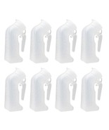 12 Pcs, Male Urinal Urine Pee Bottle With Cover Lid 1 Quart 1000 mL - £17.12 GBP