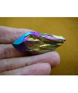 (R1-72) iridescent Aurora Crystal quartz titanium GEM gemstone Aura spec... - €18,34 EUR
