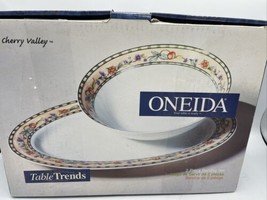 Oneida Cherry Valley Table Trends Casual Porcelain 1998 Platter and Serv... - $49.49
