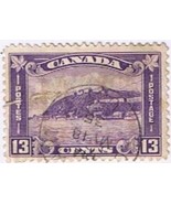 Stamps Canada #201 1930 13 Cent Quebec Citadel - $1.97