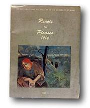 Rare Lowe Art Gallery of the University of Miami Renoir to Picasso 1914 (1963 Ca - £22.94 GBP