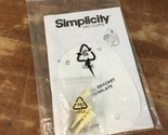 Simplicity S65 User Manual W/Wall Anchor And Screws U-551 - £7.90 GBP