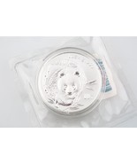 2003 Cina Argento Panda 1 Oncia .999 UNC Ghiacciato Bambù Doppio Mint Se... - $390.86 CAD