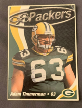Green Bay Packers Adam Timmerman #63 Football Card 1998 Vintage NFL - $2.97