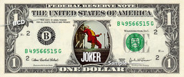 JOKER Movie on a REAL Dollar Bill Joaquin Phoenix Cash Money Collectible Memorab - £7.01 GBP